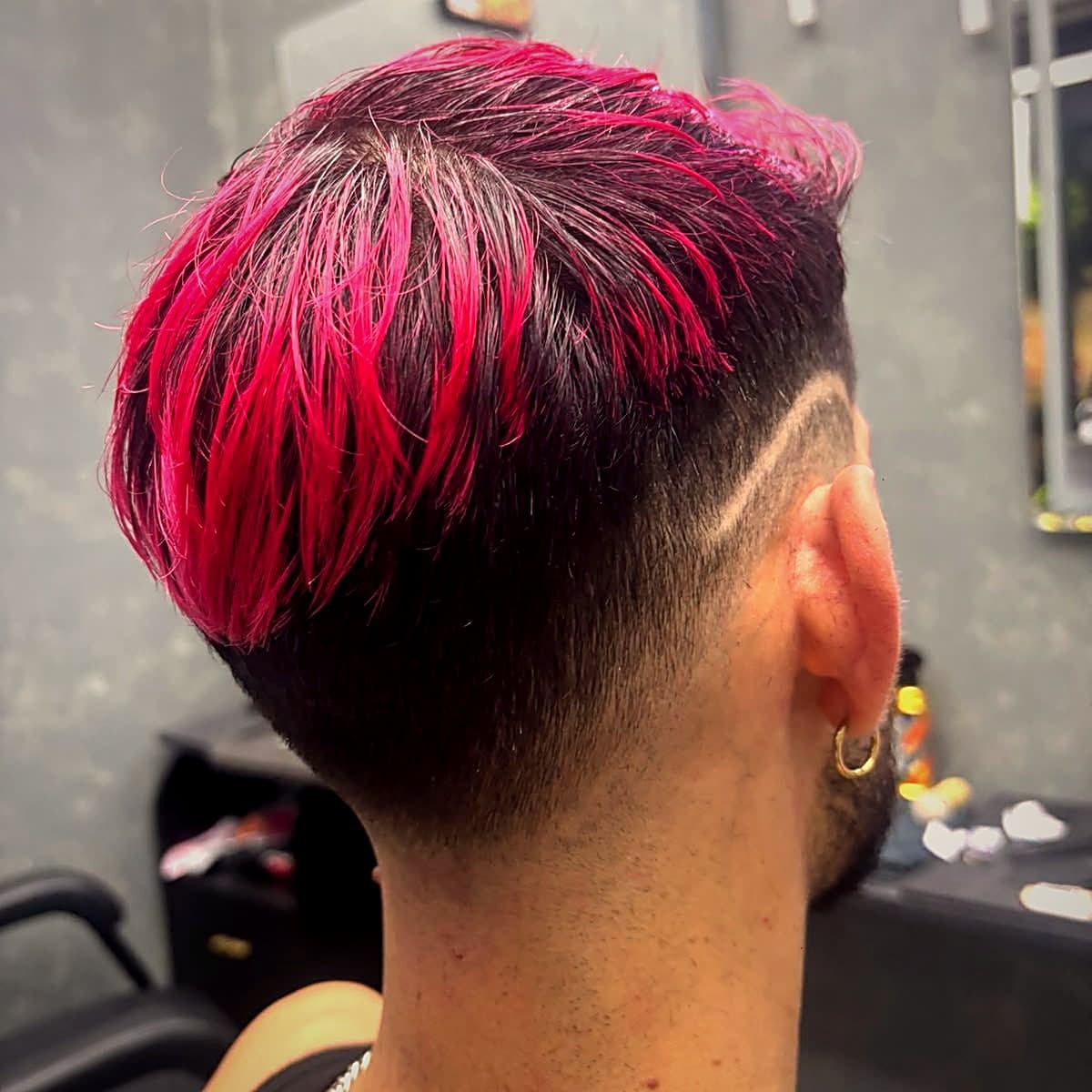 Color magenta con diseño y fade